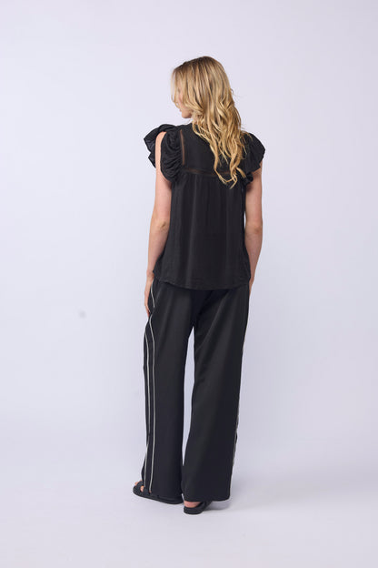SI BLOUSE - BLACK