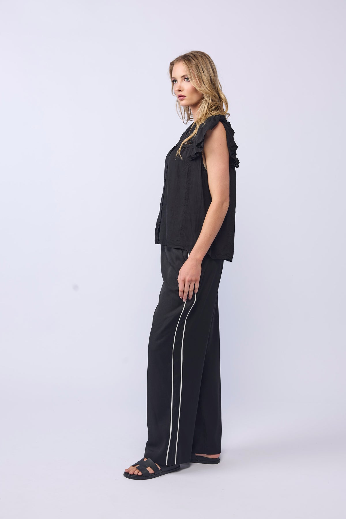 SI BLOUSE - BLACK
