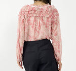 1270 - Honor Blouse - Pink Marble