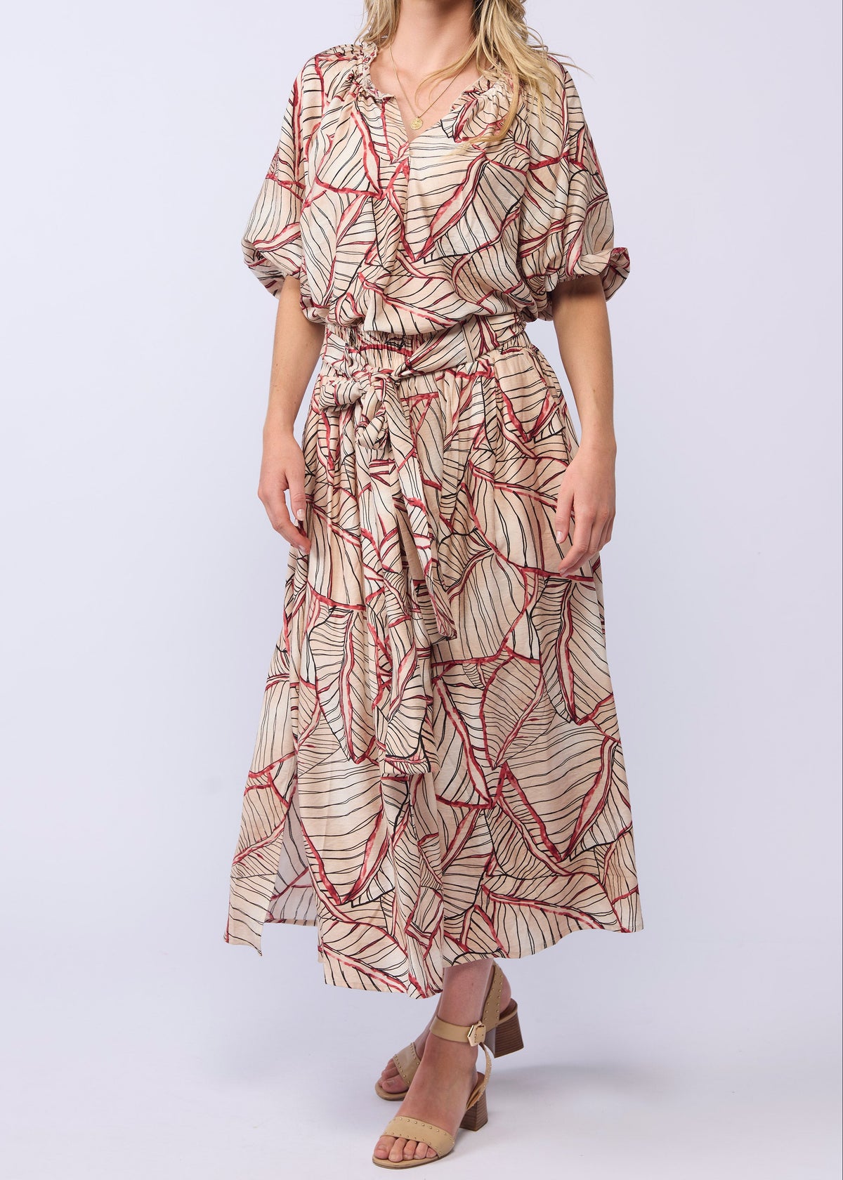 FOUND SKIRT - VENETIAN PRINT