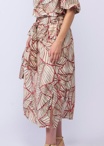 FOUND SKIRT - VENETIAN PRINT