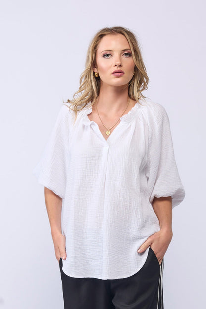 BREEZE TOP - WHITE