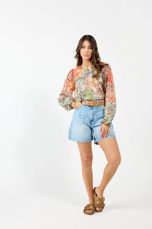 1275 - Apache Blouse - Patch Print