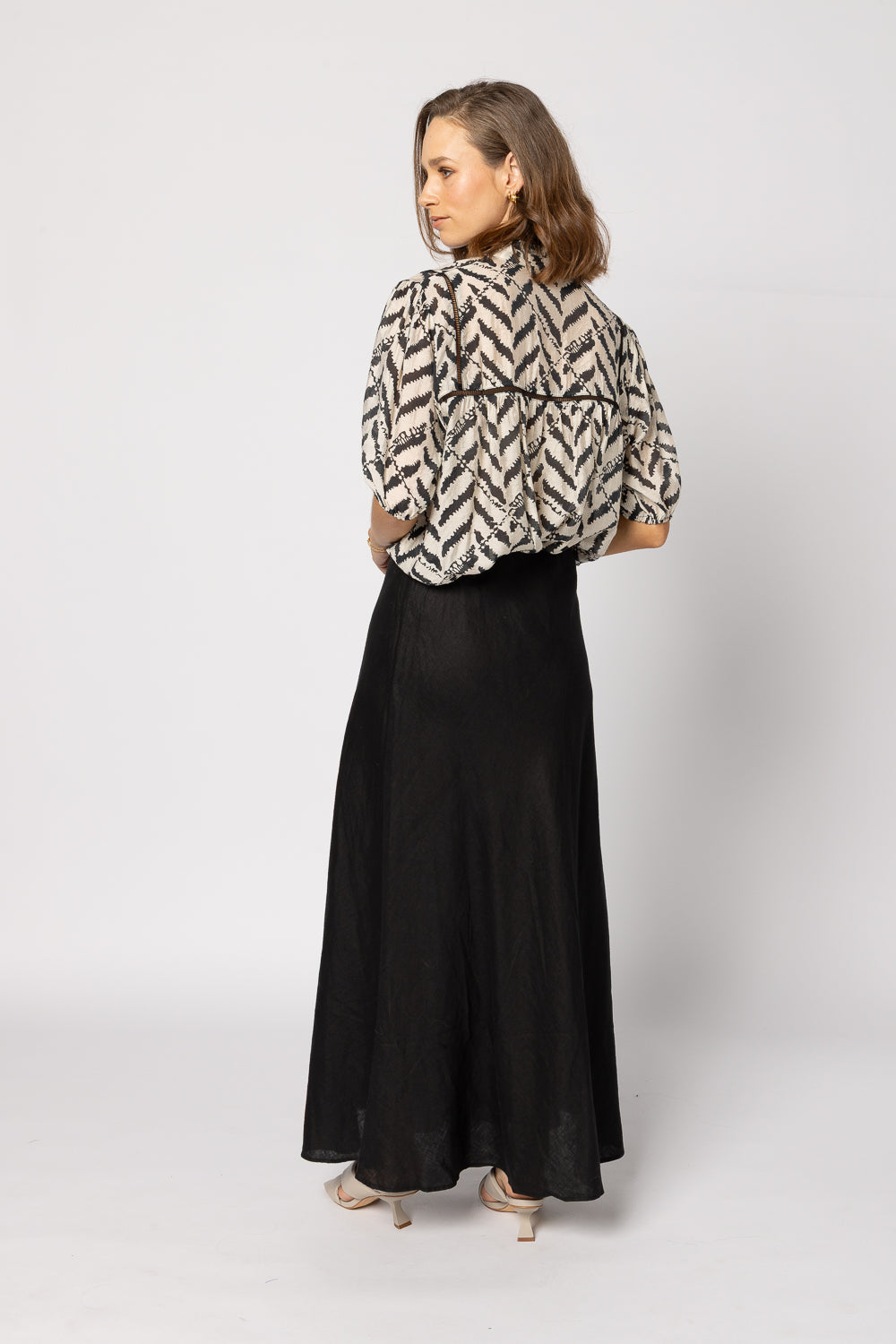 1279- Dalila Top - Black Zebra