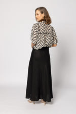 1279- Dalila Top - Black Zebra