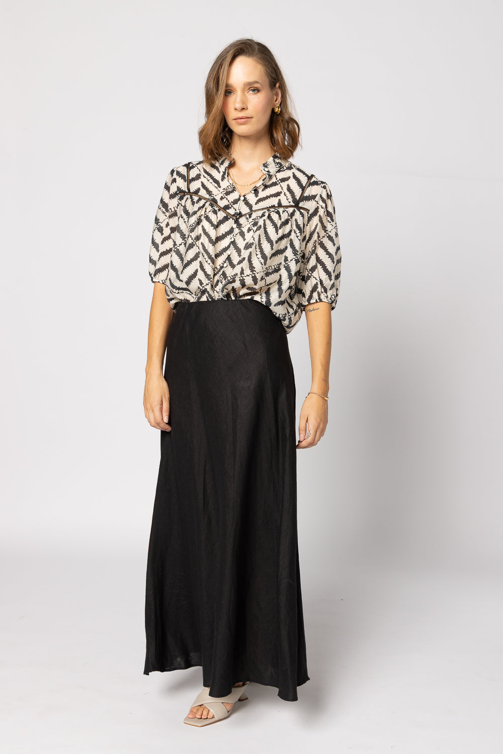 1279- Dalila Top - Black Zebra