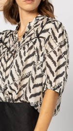 1279- Dalila Top - Black Zebra