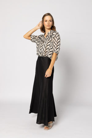 1279- Dalila Top - Black Zebra