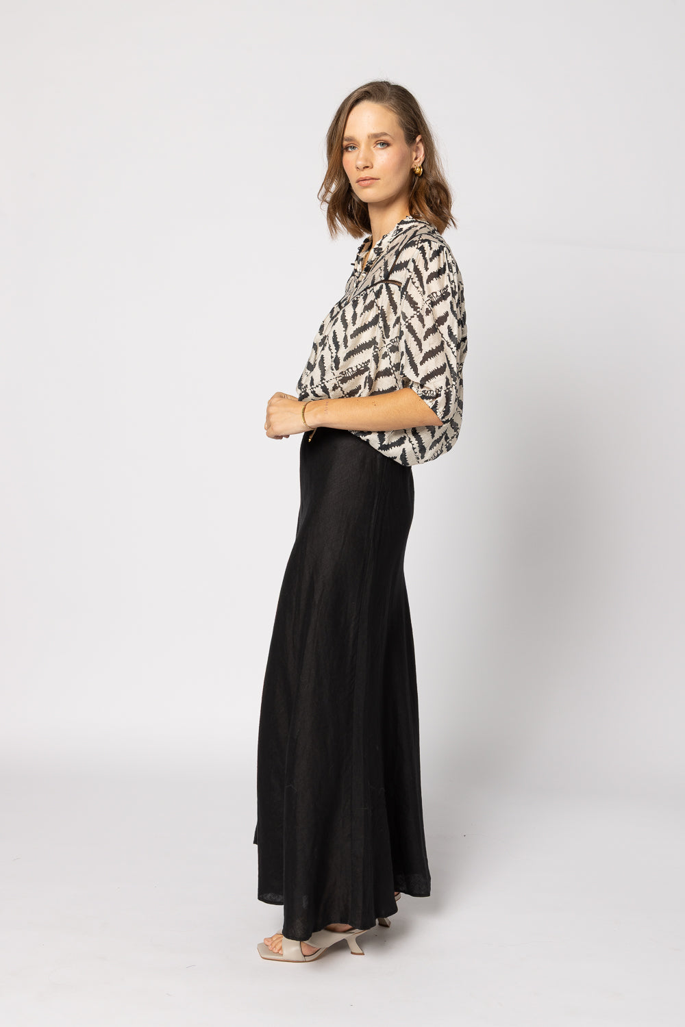 1279- Dalila Top - Black Zebra