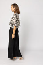 1279- Dalila Top - Black Zebra