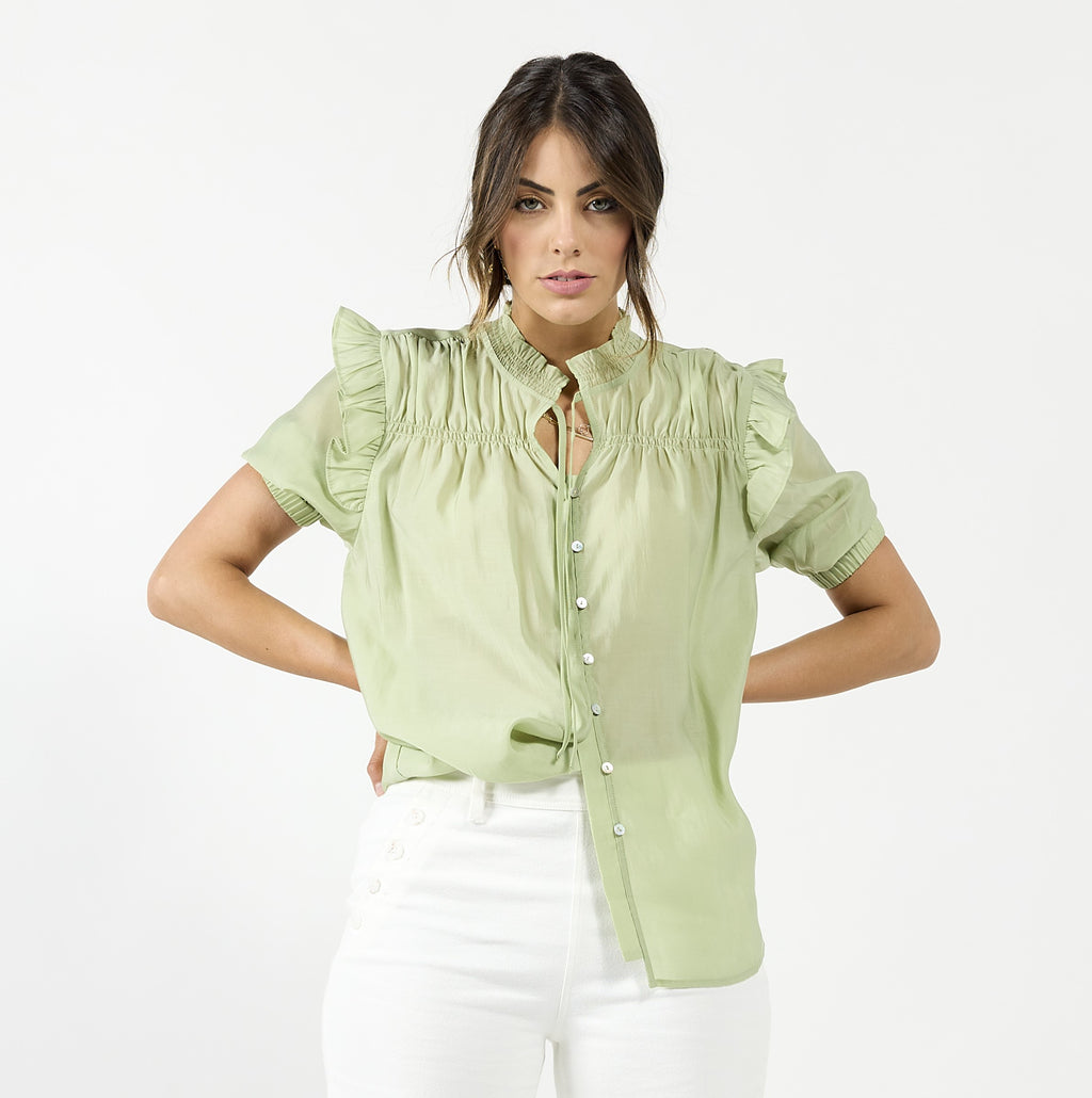 1280 - Bianca Blouse - Seedling