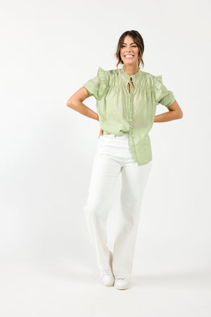 1280 - Bianca Blouse - Seedling