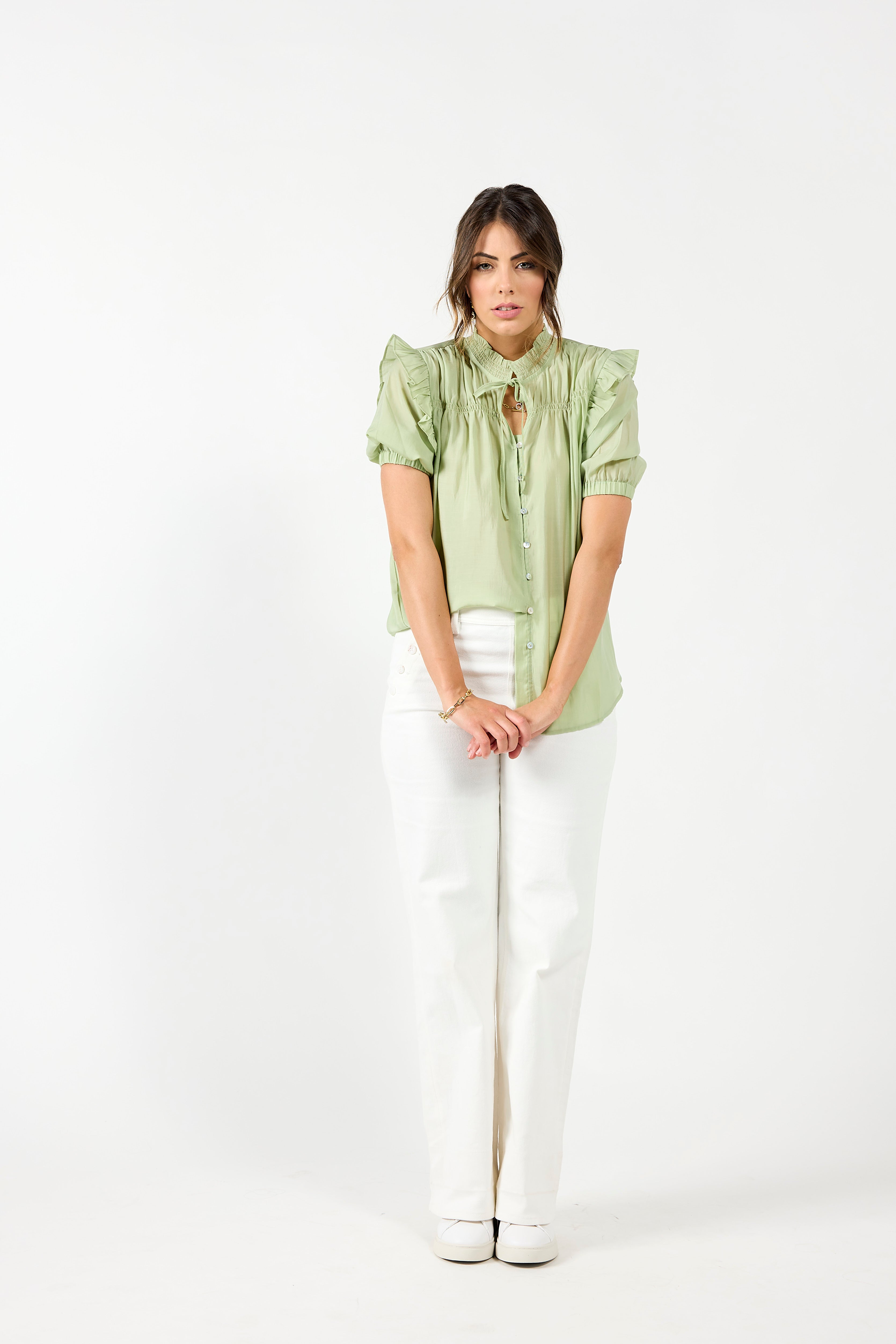 1280 - Bianca Blouse - Seedling