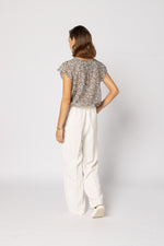 1282 - Tea Time Top - Silver Cloud