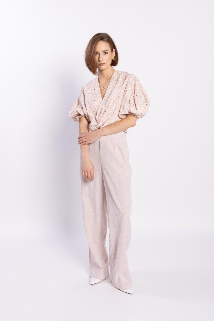 LOUGHLIN - 1288L - Tilly Top - Pink Anglaise