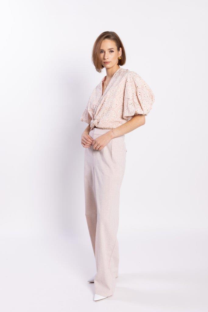 LOUGHLIN - 1288L - Tilly Top - Pink Anglaise