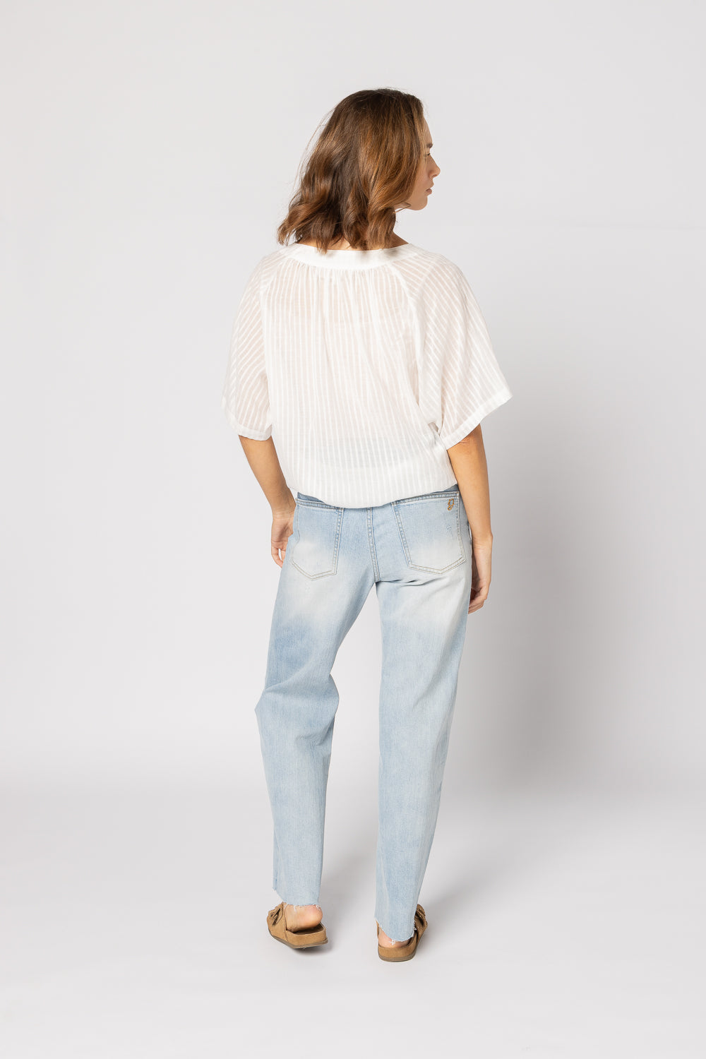 1293 - Liberty Top - White Stripe