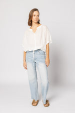 1293 - Liberty Top - White Stripe