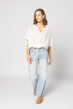 1293 - Liberty Top - White Stripe