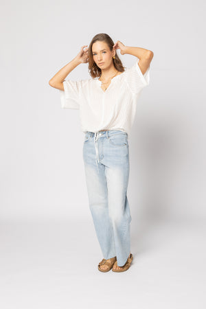 1293 - Liberty Top - White Stripe
