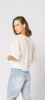 1293 - Liberty Top - White Stripe