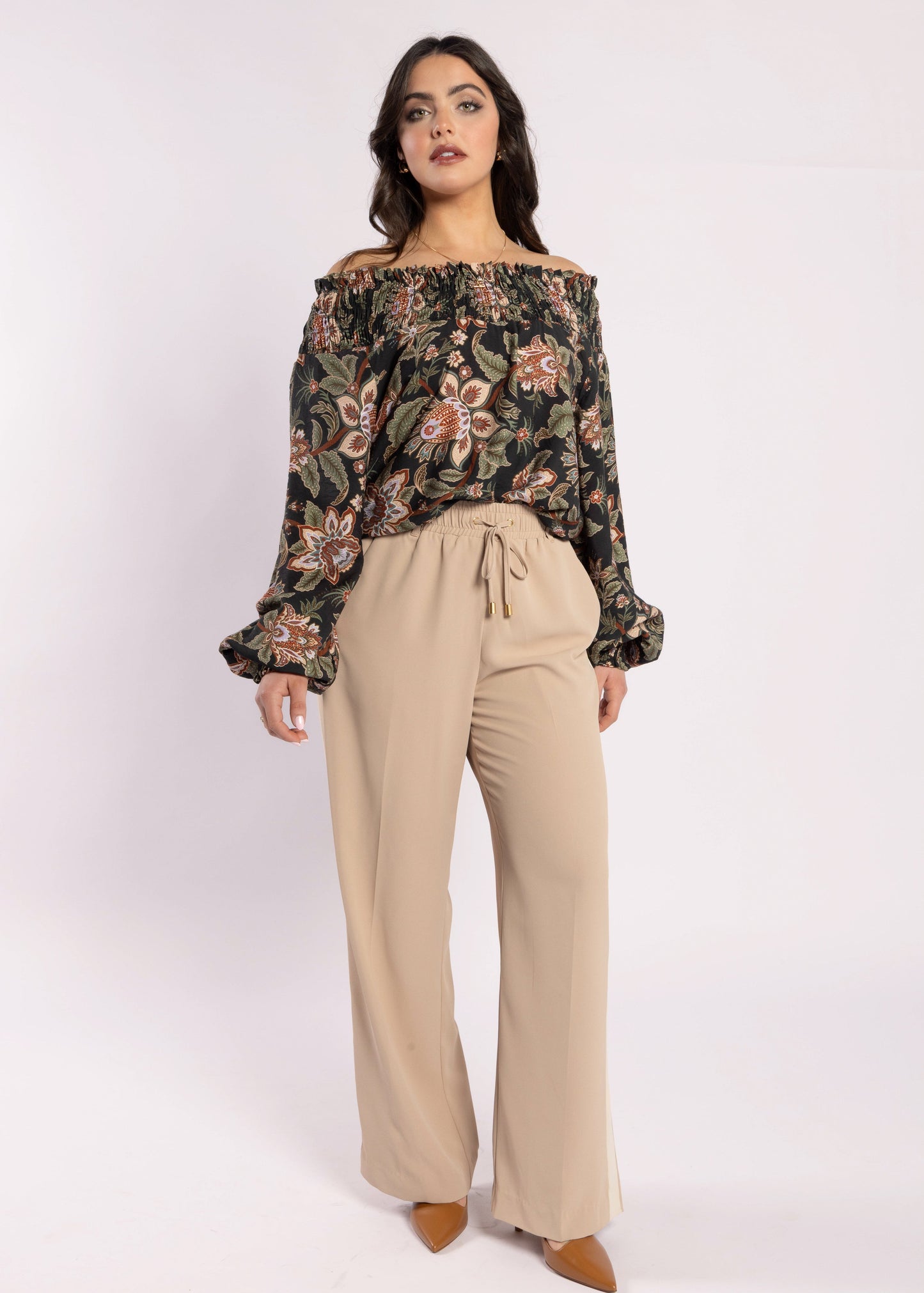 1299 - Karin Blouse - Del Ray Black
