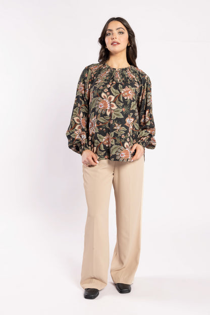 4033 - Lake Pants - Tan/Beige Stripe