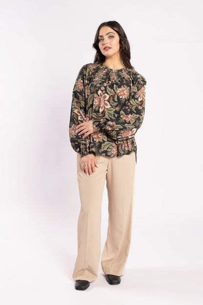 4033 - Lake Pants - Tan/Beige Stripe