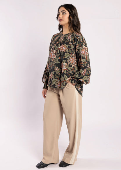 1299 - Karin Blouse - Del Ray Black