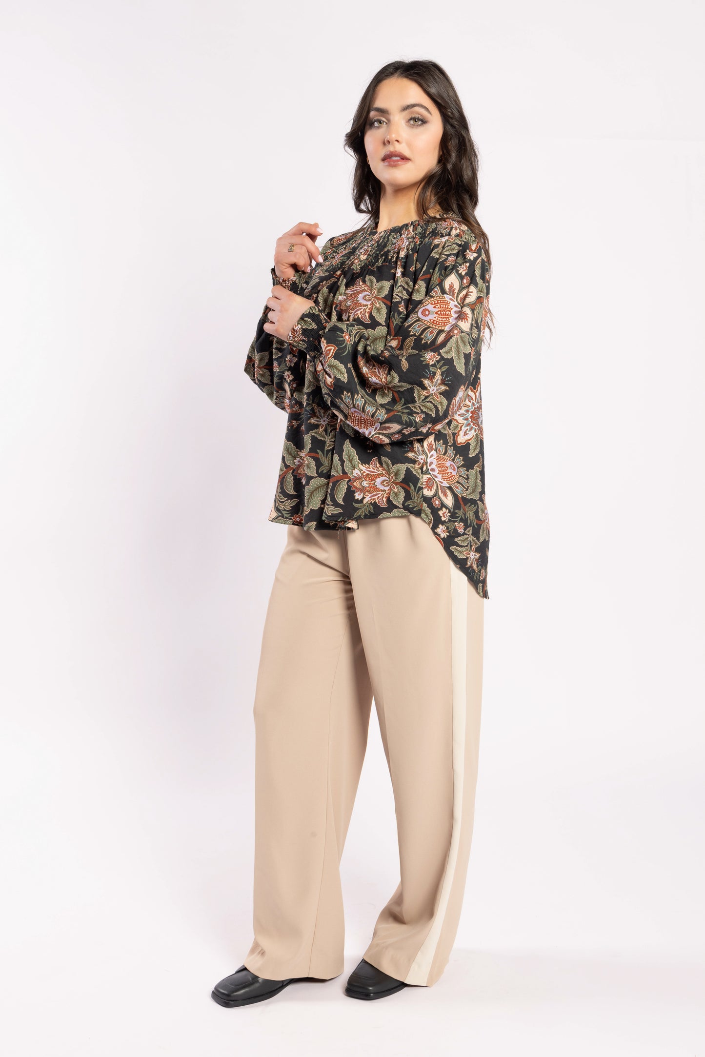 4033 - Lake Pants - Tan/Beige Stripe