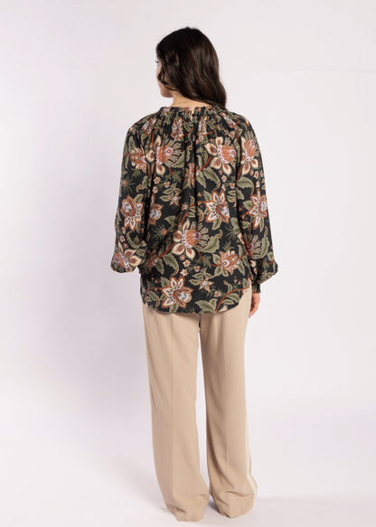 1299 - Karin Blouse - Del Ray Black