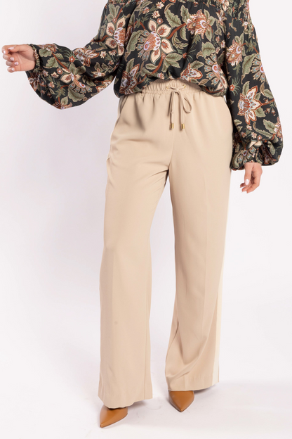 4033 - Lake Pants - Tan/Beige Stripe