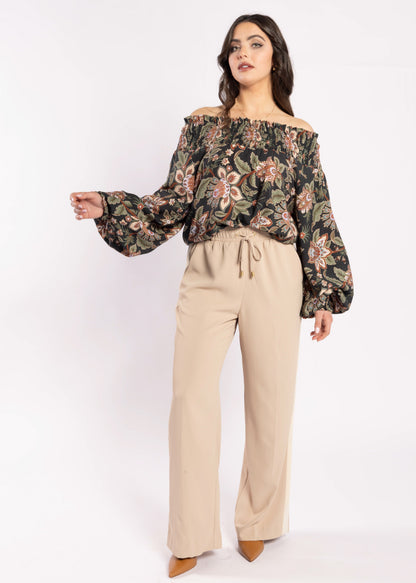 1299 - Karin Blouse - Del Ray Black