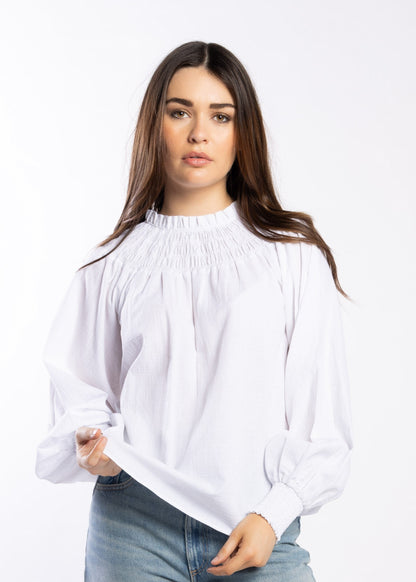 1299 - Karin Blouse - White