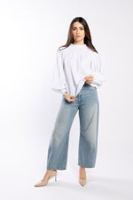 9036 - Barrel Leg Jean - Vintage Blue
