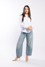 9036 - Barrel Leg Jean - Vintage Blue