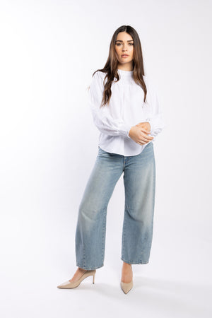 9036 - Barrel Leg Jean - Vintage Blue