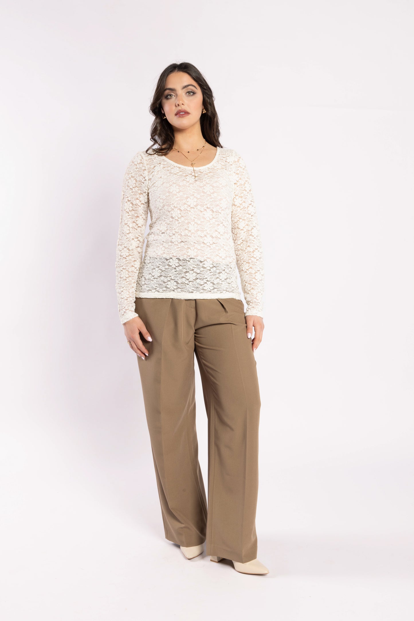 1303 - Fav Layer Top - Creme