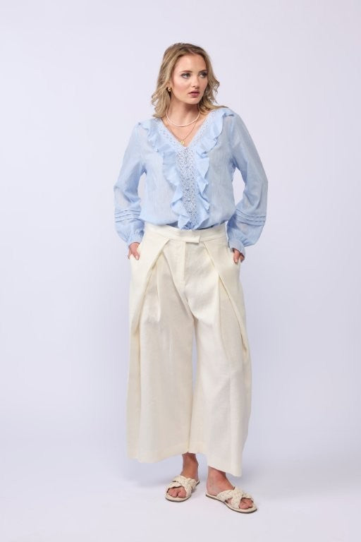 *NEW ARRIVAL* 1312 - Amelia Blouse - Soft Blue