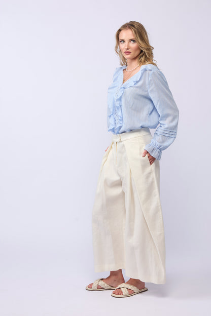 *NEW ARRIVAL* 1312 - Amelia Blouse - Soft Blue