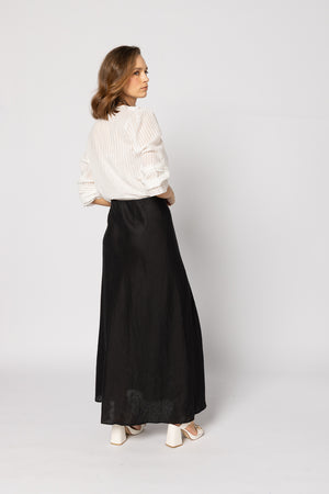 1312 - Amelia Blouse - Natural Stripe - PRE ORDER DUE OCT