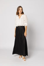 1312 - Amelia Blouse - Natural Stripe - PRE ORDER DUE OCT