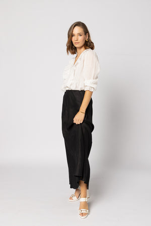 1312 - Amelia Blouse - Natural Stripe - PRE ORDER DUE OCT