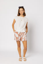 1317 - Pleat Me Tee - White