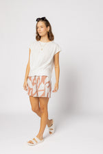 1317 - Pleat Me Tee - White