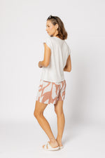 1317 - Pleat Me Tee - White