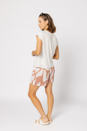 1317 - Pleat Me Tee - White