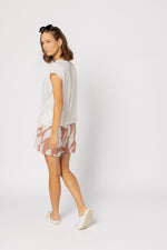 1317 - Pleat Me Tee - White