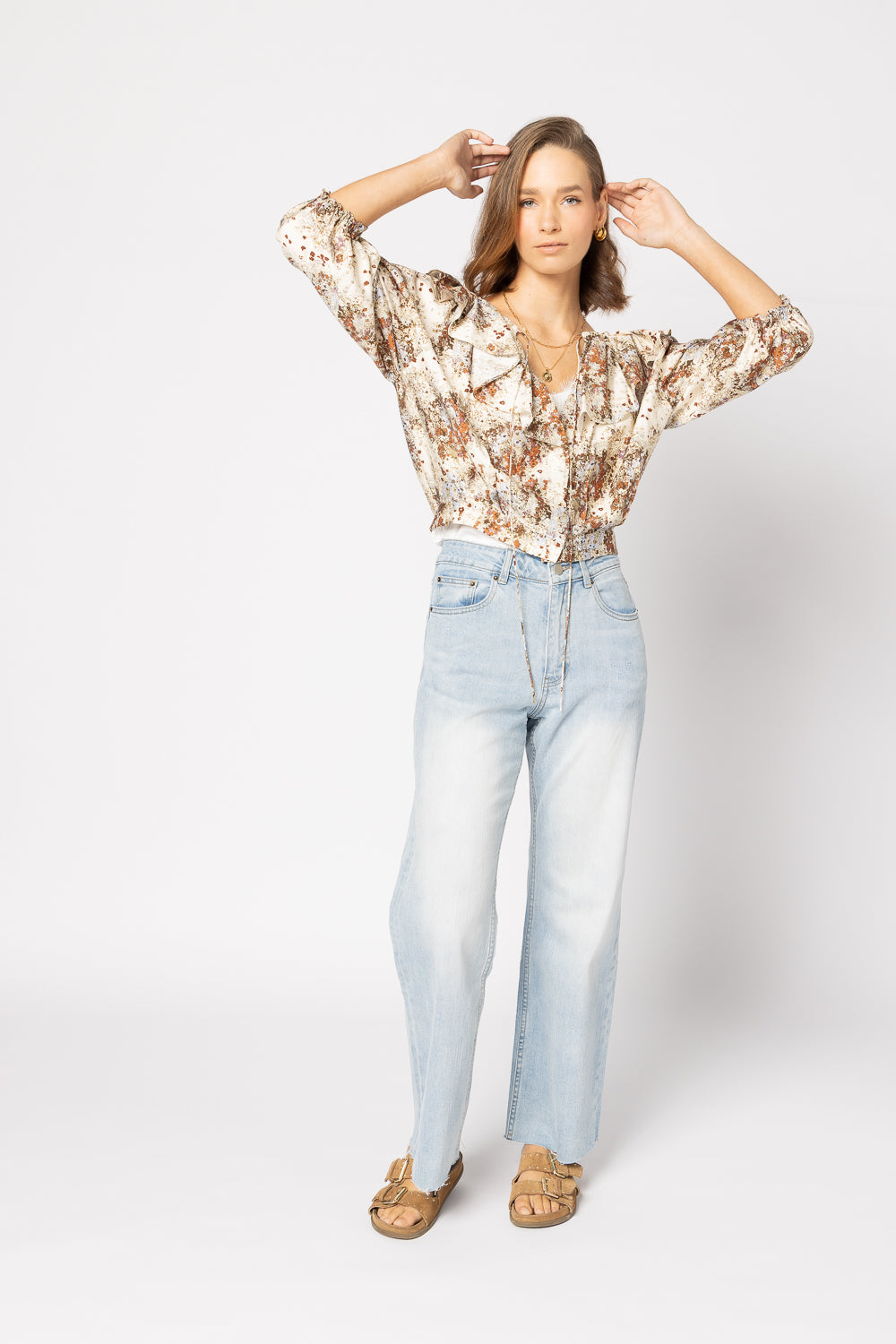 1323 - Belle Blouse - Summer Field