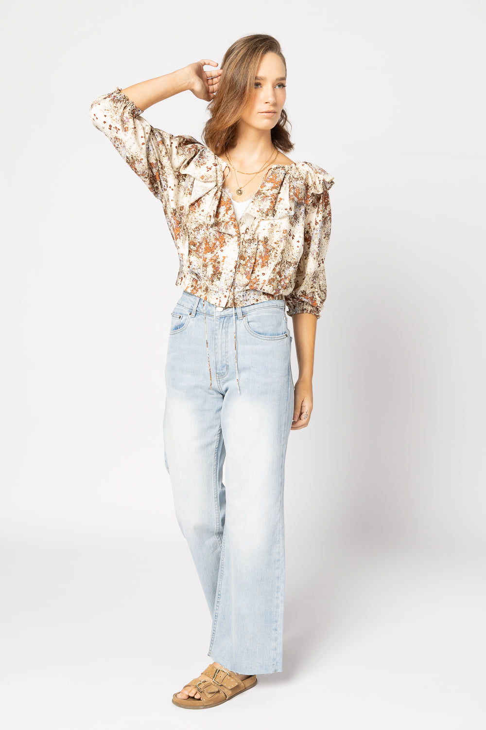 1323 - Belle Blouse - Summer Field